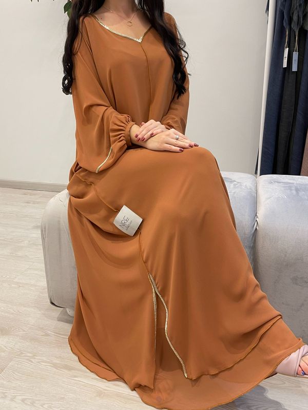 2 Pc Chiffon Handmade Embroidery